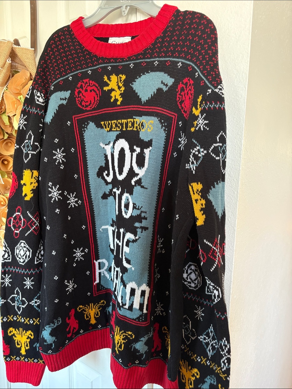 Game of Thrones ugly Christmas sweater mens womens